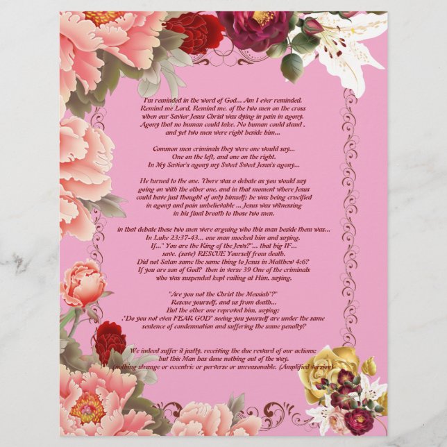 Estou lembrado de escrever papel personalizado (Frente)