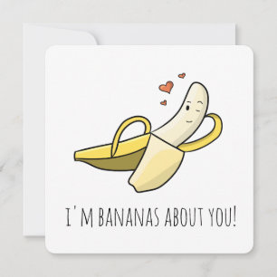 Estou louco por você cartão de valentines