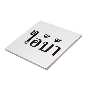 ESTOU LOUCO! Sim! BA Escrito em Tailandês Script0