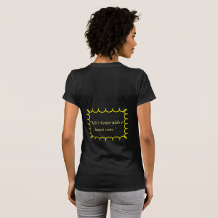 Estou no Horário da Praia – Camiseta Feminina de V