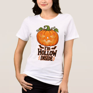 Estou Oco Por Dentro Abóbora Divertida de Hallowee