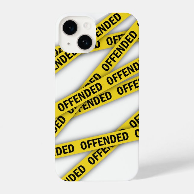 Estou ofendido que a fita policial não atravesse (Verso)