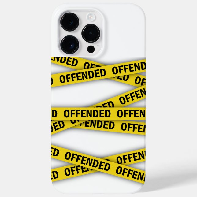 Estou ofendido que a fita policial não atravesse (Verso)