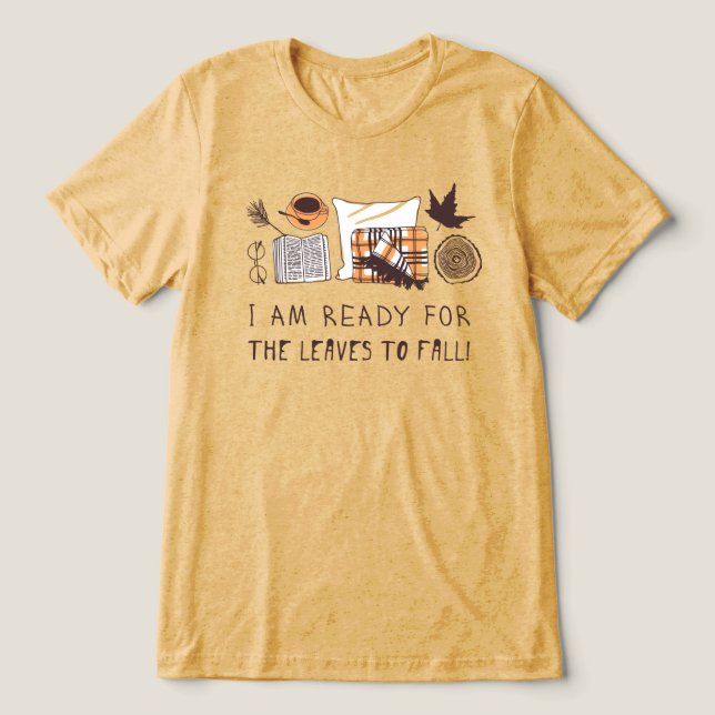 Estou Pronta Para Que As Folhas Caiam! (Design frontal)