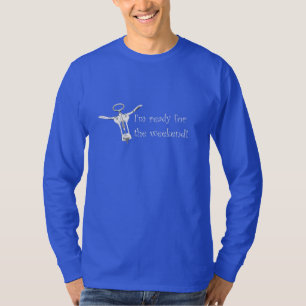 Estou pronto para a camisa de manga longa do fim d