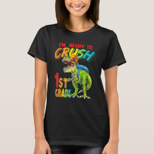 Estou Pronto Para Dominar Camiseta de Dinossauro T