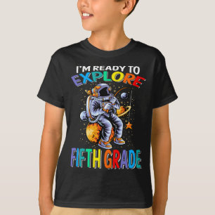 Estou pronto para explorar a camiseta do Astronaut