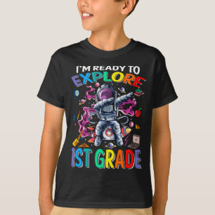 Estou pronto para explorar a camiseta do astrônom