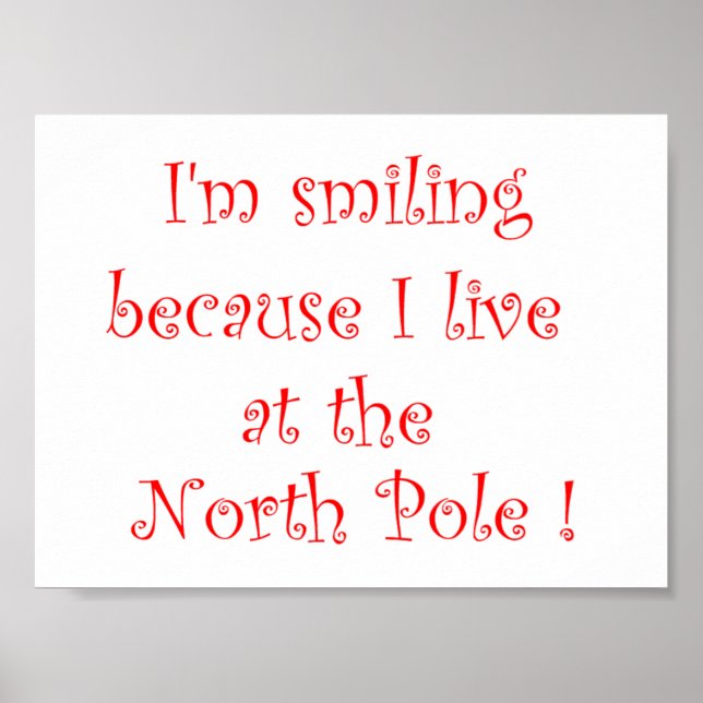 Estou sorrindo porque... poster (Frente)