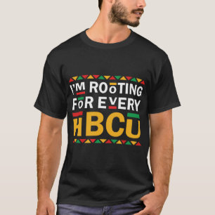 Estou torcendo por cada camisa HBCU, Afro-American
