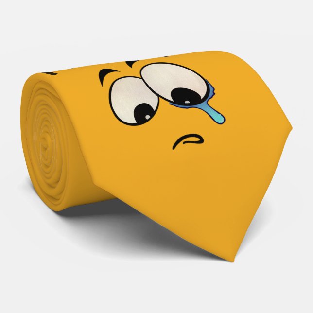 Estou triste, é segunda-feira, gravata no pescoço (Rolled)