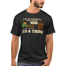 ESTOU UMA CAMISETA GRÁFICA DE PASTA CASAUL