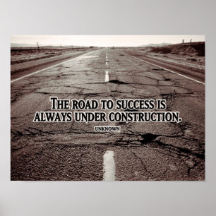 Estrada ao poster inspirado do sucesso