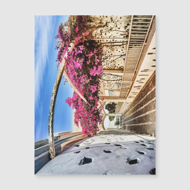 Estrada Cênica em Santorini, Grécia (Frente)