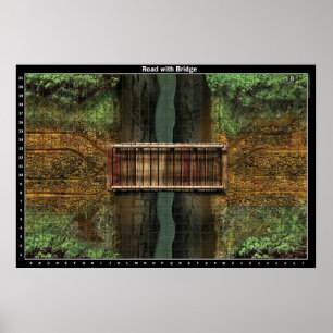 Estrada com ponte - poster do mapa de batalha