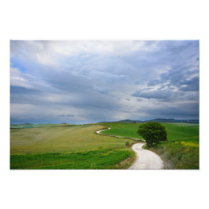 Estrada Curvy para um impressão da foto do destin