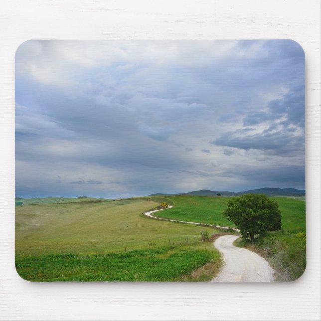 Estrada Curvy para um mousepad do destino (Frente)