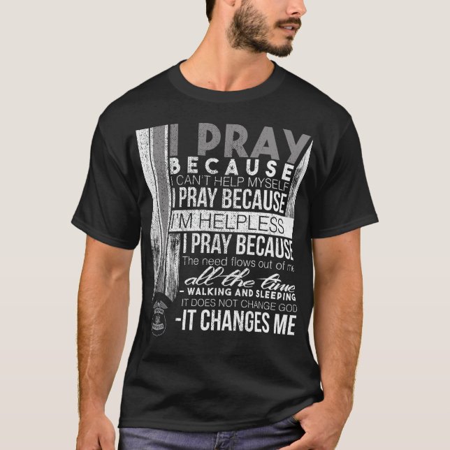 Estrada da camisa da polícia T do estado da oração (Frente)