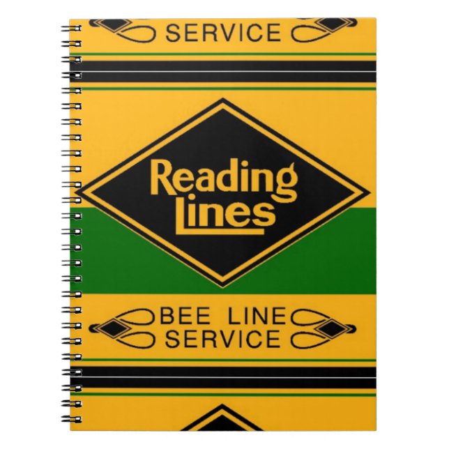 Estrada de ferro da leitura, linha cadernos da (Frente)