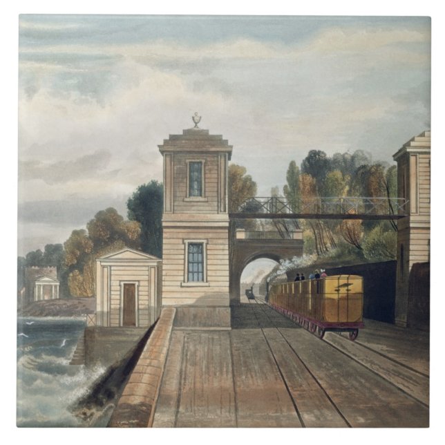 Estrada de ferro de Dublin e de Kingstown: (Frente)