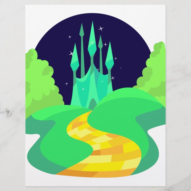 estrada de tijolos amarela (Frente)