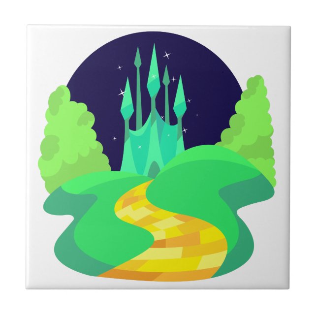 estrada de tijolos amarela (Frente)