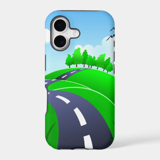 Estrada montanhosa, capa para iPhone 5