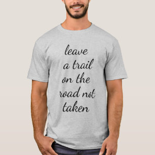 Estrada Não Levada à Camisa Básica Masculina
