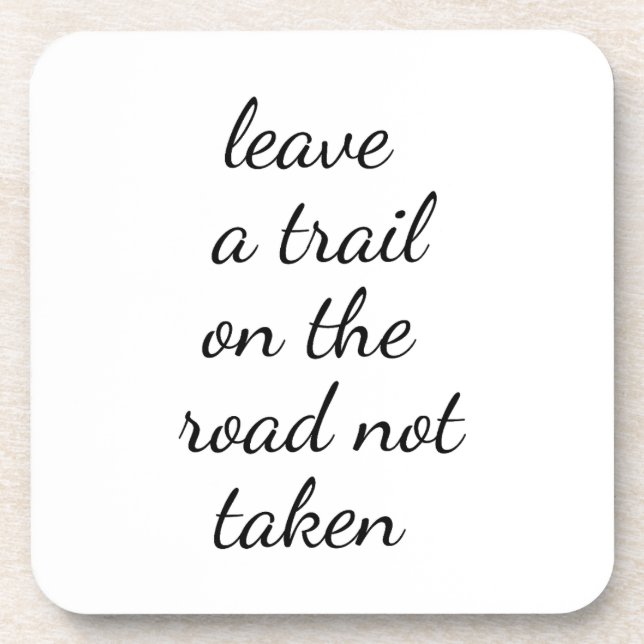 Estrada Não Levada Duro Porta copos Plástico (Frente)