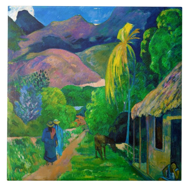 Estrada no Taiti, Gauguin (Frente)