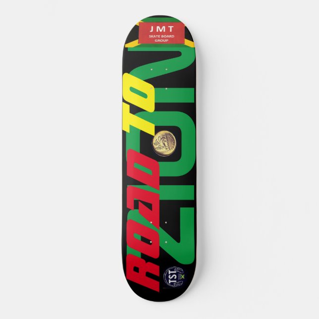 ESTRADA PARA ZION JMT 8, 1/4", skateboard Deck (Frente)