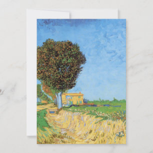 Estrada perto de Arles por Vincent van Gogh