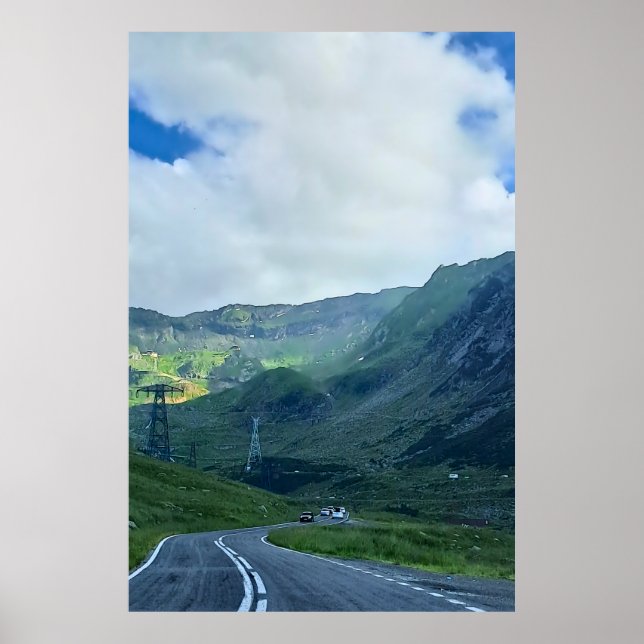 Estrada Transfagarasan – Impressão da Montanha dos (Frente)