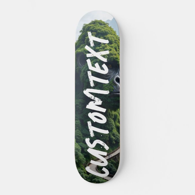 Estradas de gorila personalizadas a bordo de skate (Frente)