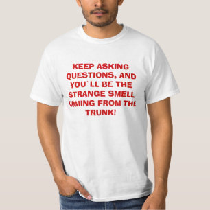 Estranho cheiro engraçado citação T camisa