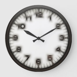 Estranho Gótico ao redor do relógio de parede