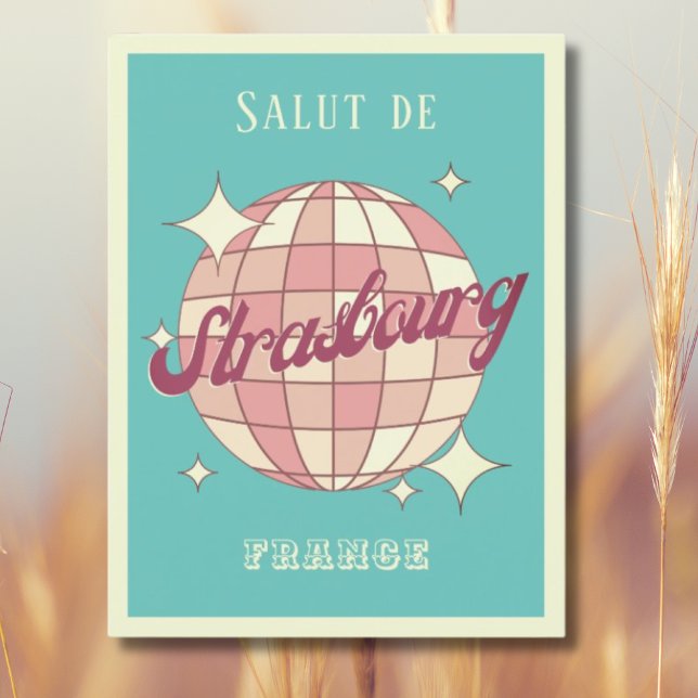 Estrasburgo França Retro Vintage Cartão postal (Criador carregado)