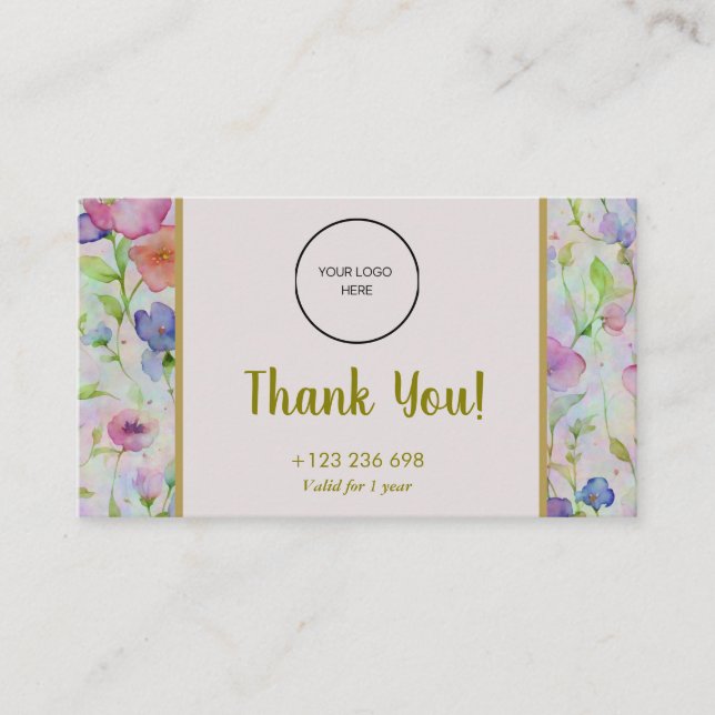 Estratégia de Cartão de Fidelidade para a Retenção (Frente)