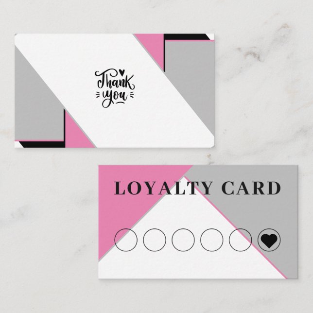 Estratégia de Cartão de Fidelidade para a Retenção (Frente/Verso)