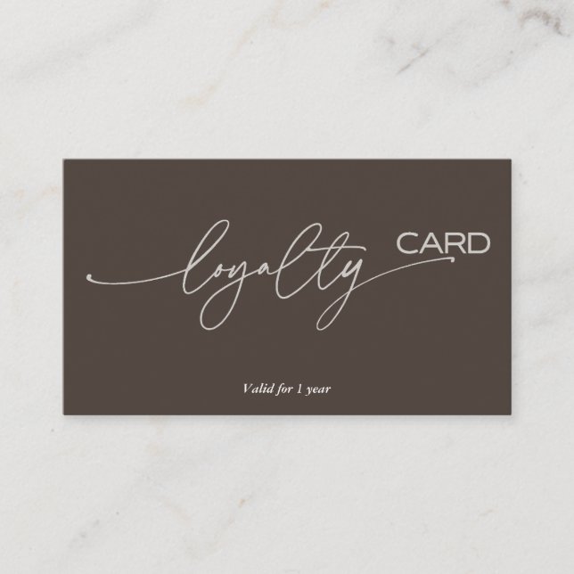 Estratégia de Cartão de Fidelidade para a Retenção (Frente)