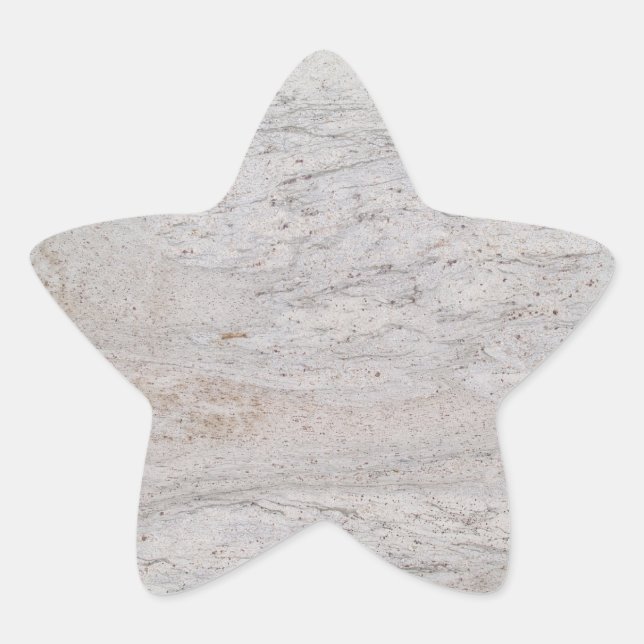Estrela Adesivo branco de marble Star (Frente)