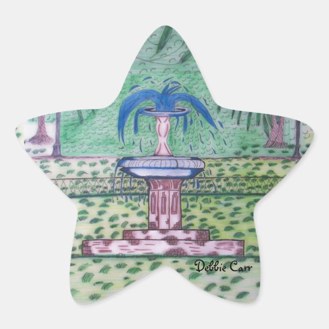Estrela adesivo da Forsyth Park (Frente)
