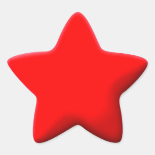 Estrela Adesivo do estilo do Travesseiro vermelho