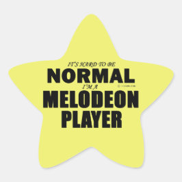 Estrela Adesivo do Melodeon Player Normal