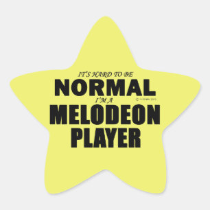 Estrela Adesivo do Melodeon Player Normal