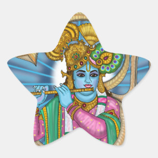 Estrela Adesivo do Senhor Krishna