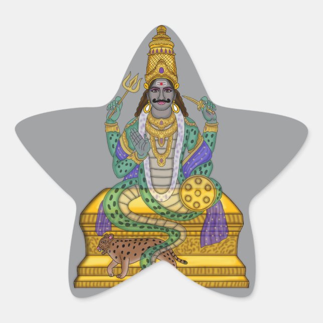 Estrela Adesivo do Senhor Rahu (Frente)