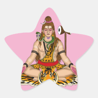 Estrela Adesivo do Senhor Shiva