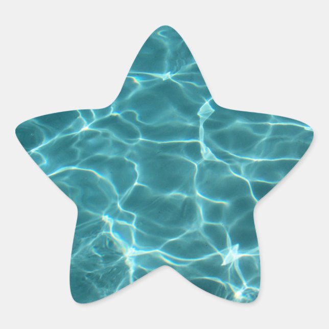 Estrela Adesivo em Piscina (Frente)