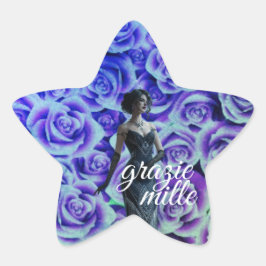 Estrela Adesivo Lady in Black para qualquer superfície de